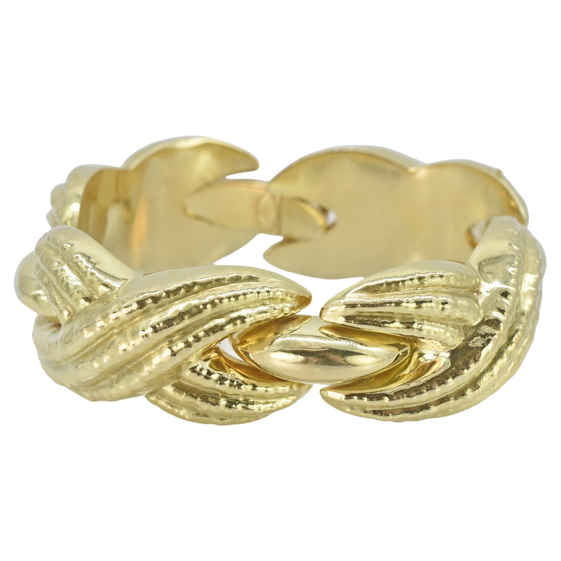 18k Gold Nuovi Gioielli Italian Bracelet For Sale