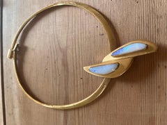 Collana Haroldo Burle-Marx in oro 18 carati e opale