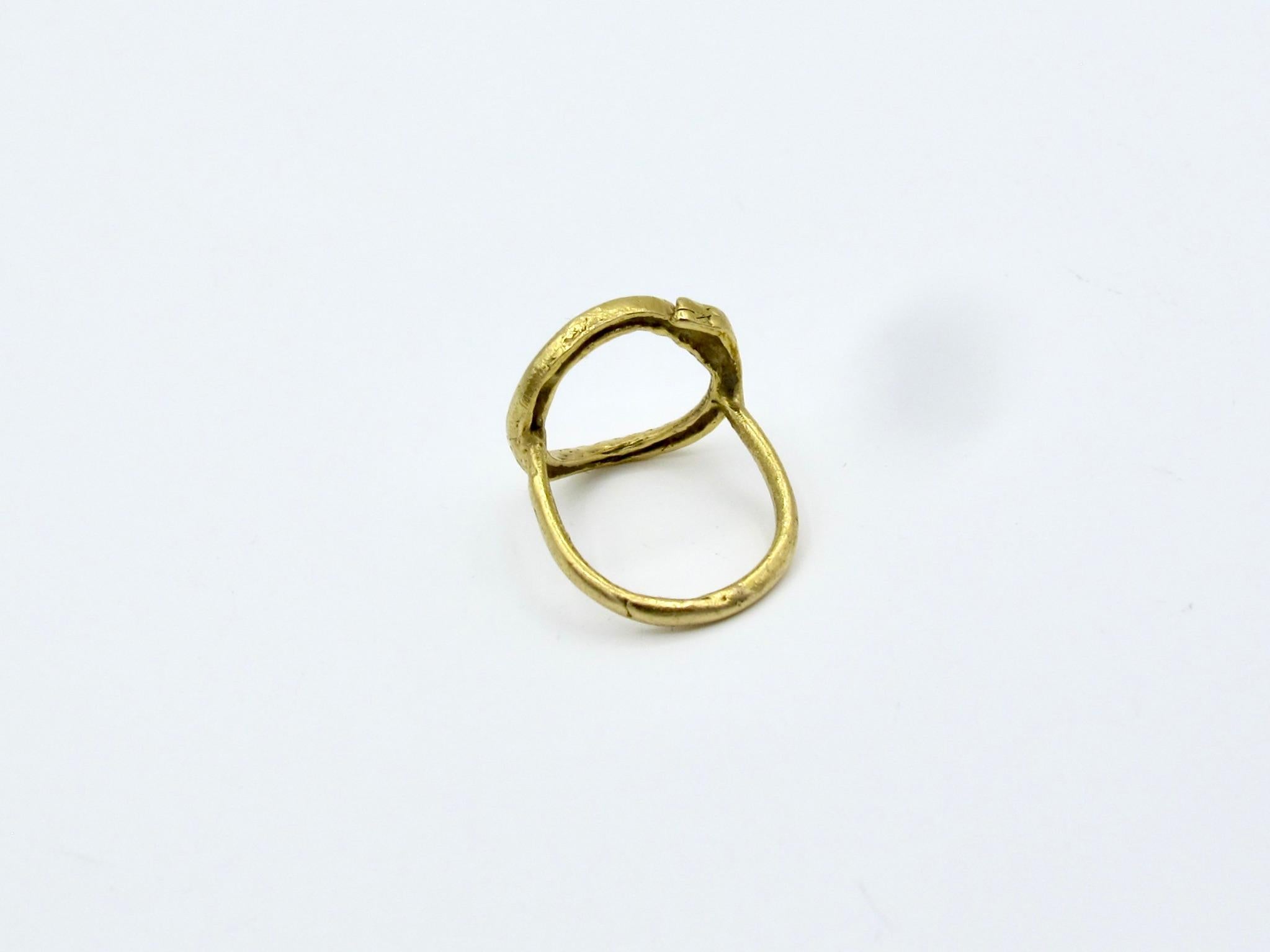 For Sale:  18k Gold Ouroboros Ring 2