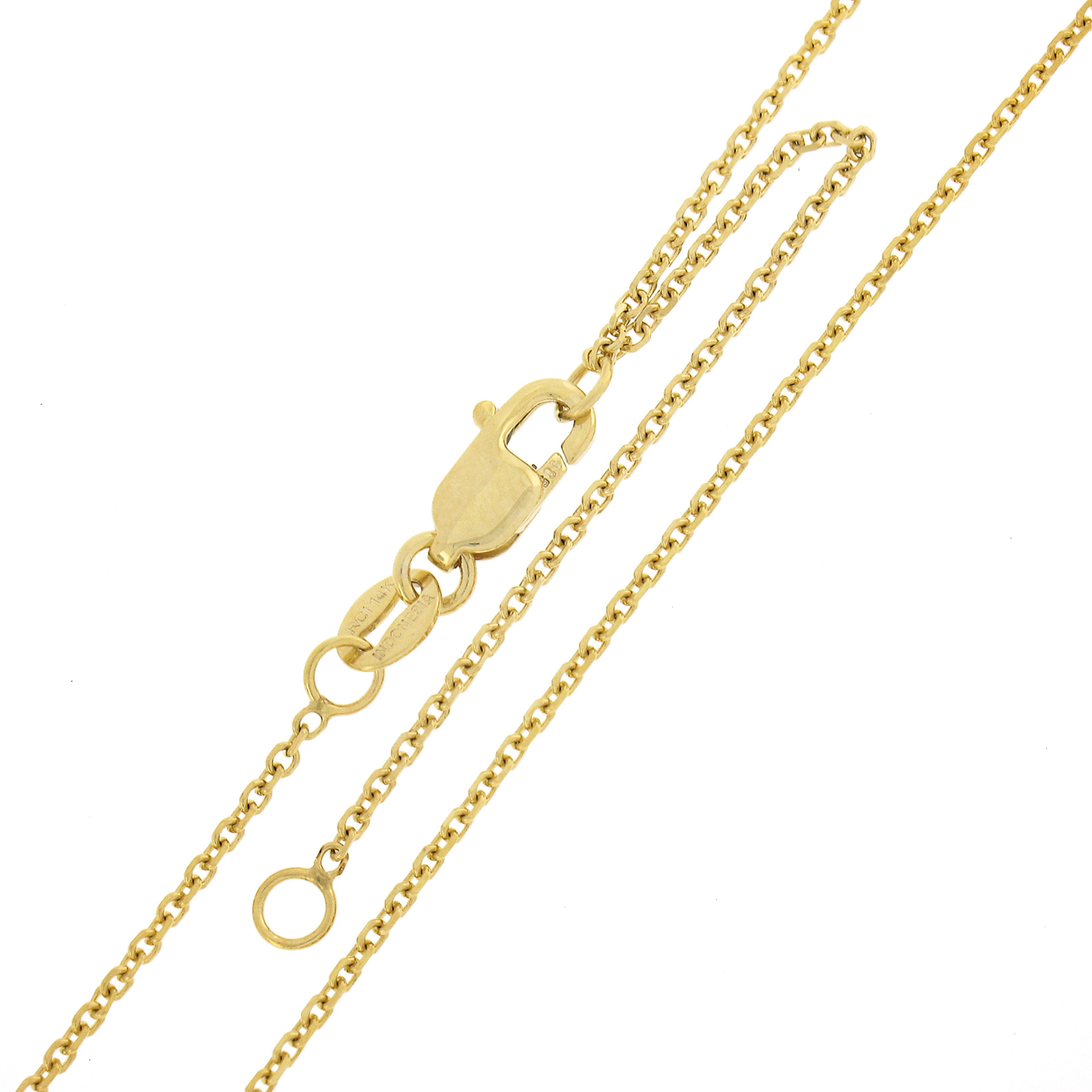Collana con ciondolo floreale ovale in oro 14k GIA con zaffiro rosa e diamante a forma di aureola in vendita 2