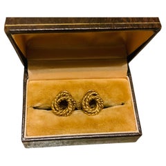 18K Gold Paar Clip-Ohrringe