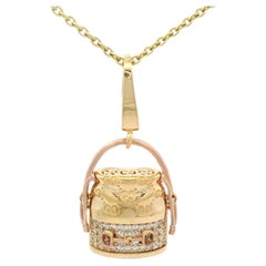 18k gold pendant Horsebit Bag