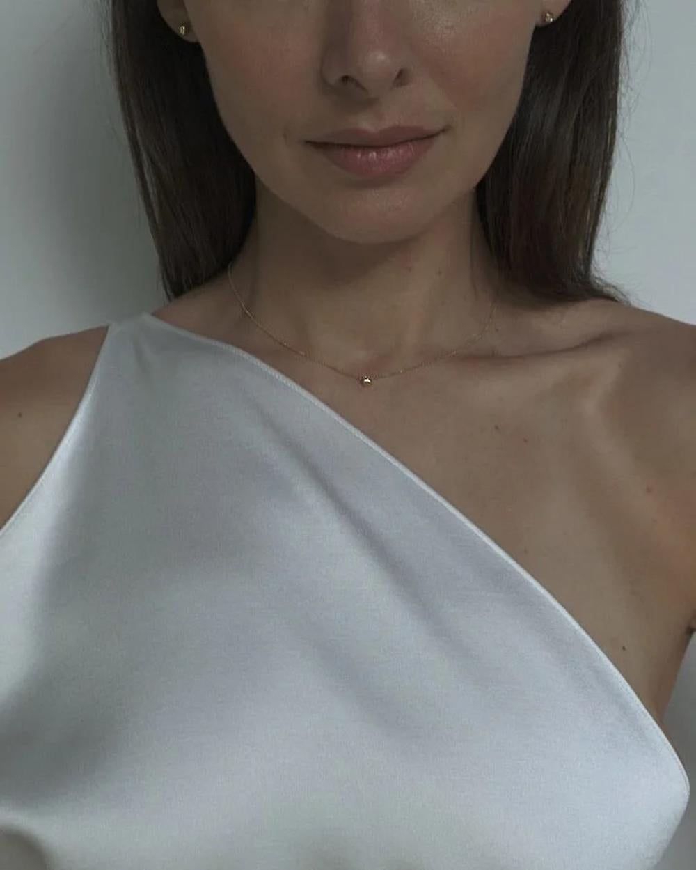 Anhänger aus 18 Karat Gold mit gelbem Diamanten im Ascherschliff (Moderne) im Angebot
