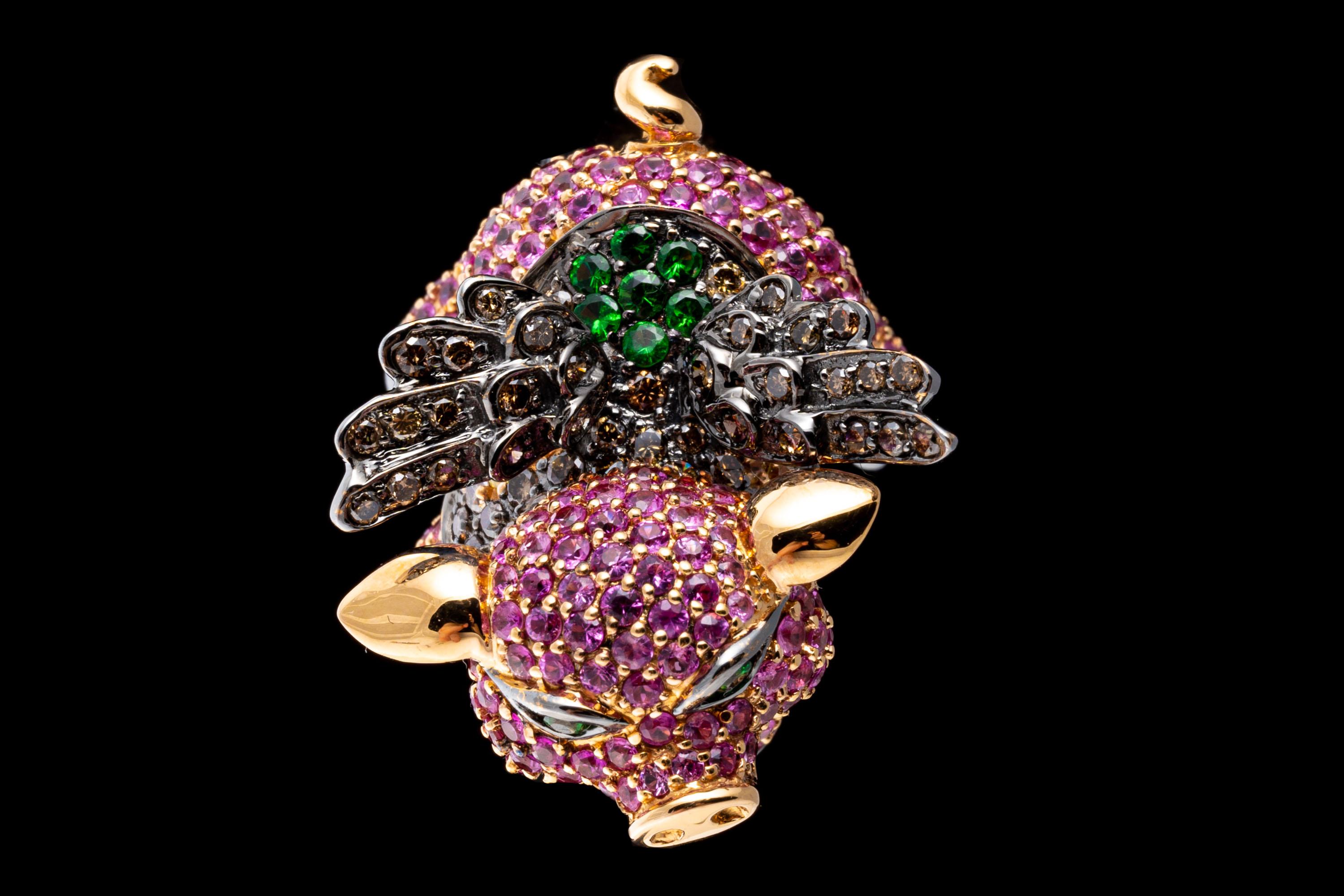 gold pig ring