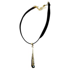 Argento sterling placcato in oro 18k, girocollo Odoya di Nathalie Edenburg