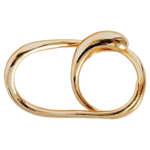 18k Gold plated Sterling Silver, River Ring by Nathalie Edenburg