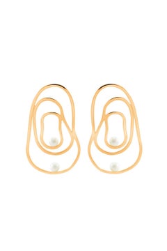 18k Gold plated Sterling Silver, Solar System Earrings by Nathalie Edenburg