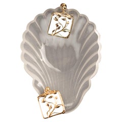 18k Gold Plated Sterling Silver, Vine Earrings by Nathalie Edenburg