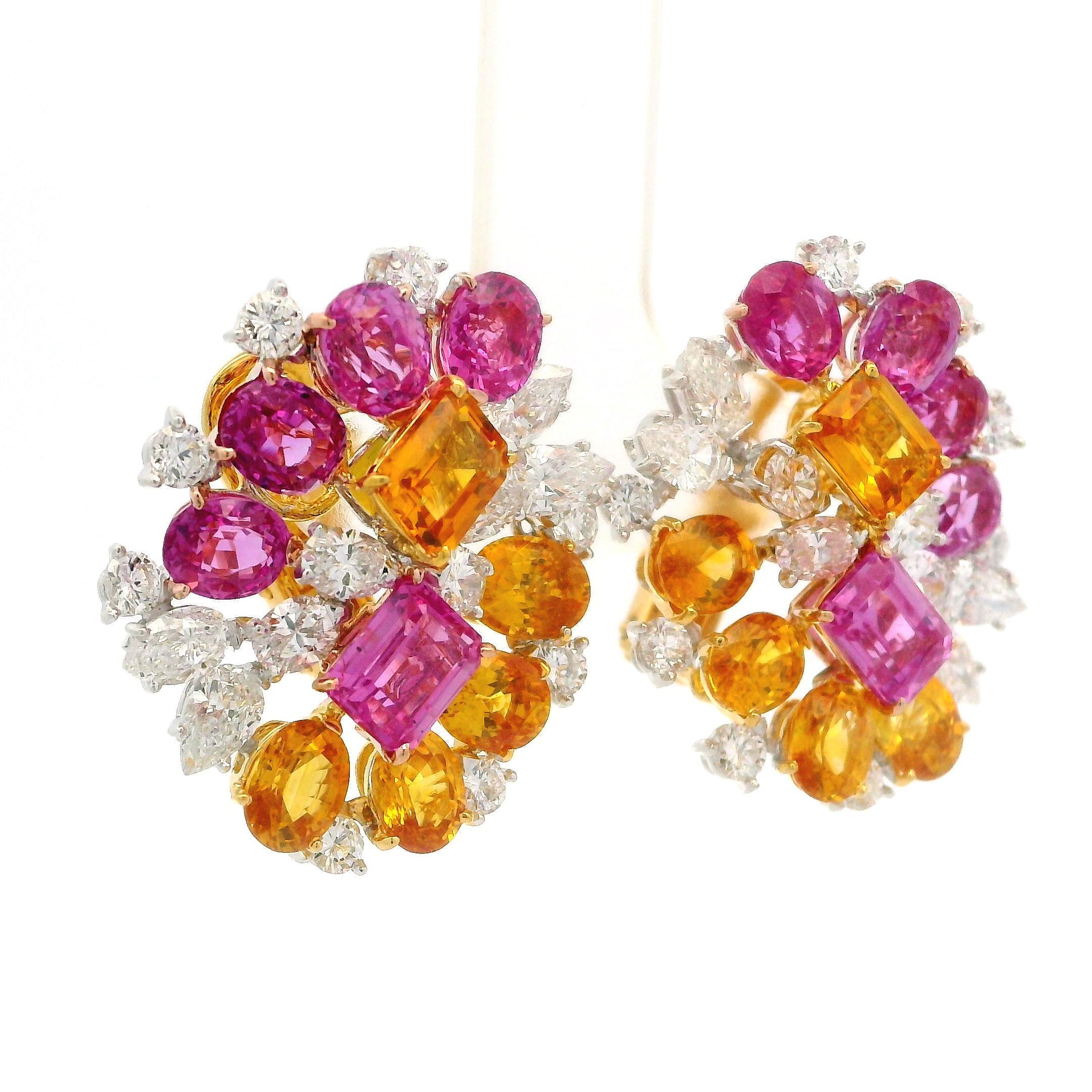 --Stone(s):--
(10) Natural Genuine Sapphires - Oval & Emerald Cut - Prong Set - Vivid Pink Color - Burma - 7.20ctw (exact)
** See Report Details Below for Complete Info on the Sapphires **
(10) Natural Genuine Sapphires - Oval & Emerald Cut - Prong