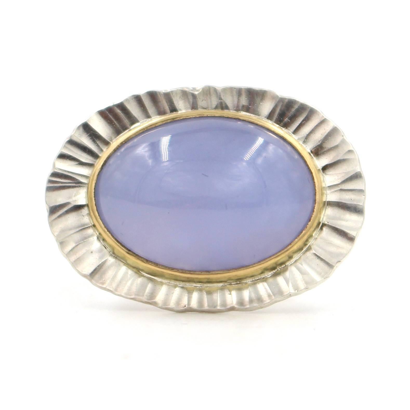 18k Gold Radiant Ring In New Condition For Sale In Santa Fe, NM