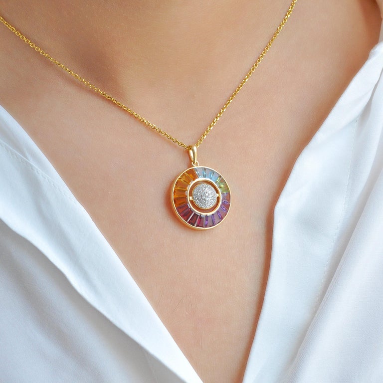 Collier/pendentif En Or 18 Carats - Avec Opale D'Ethiopie, Diamants Et Perles - Marque Bimonia - Neuf Avec étiquettes