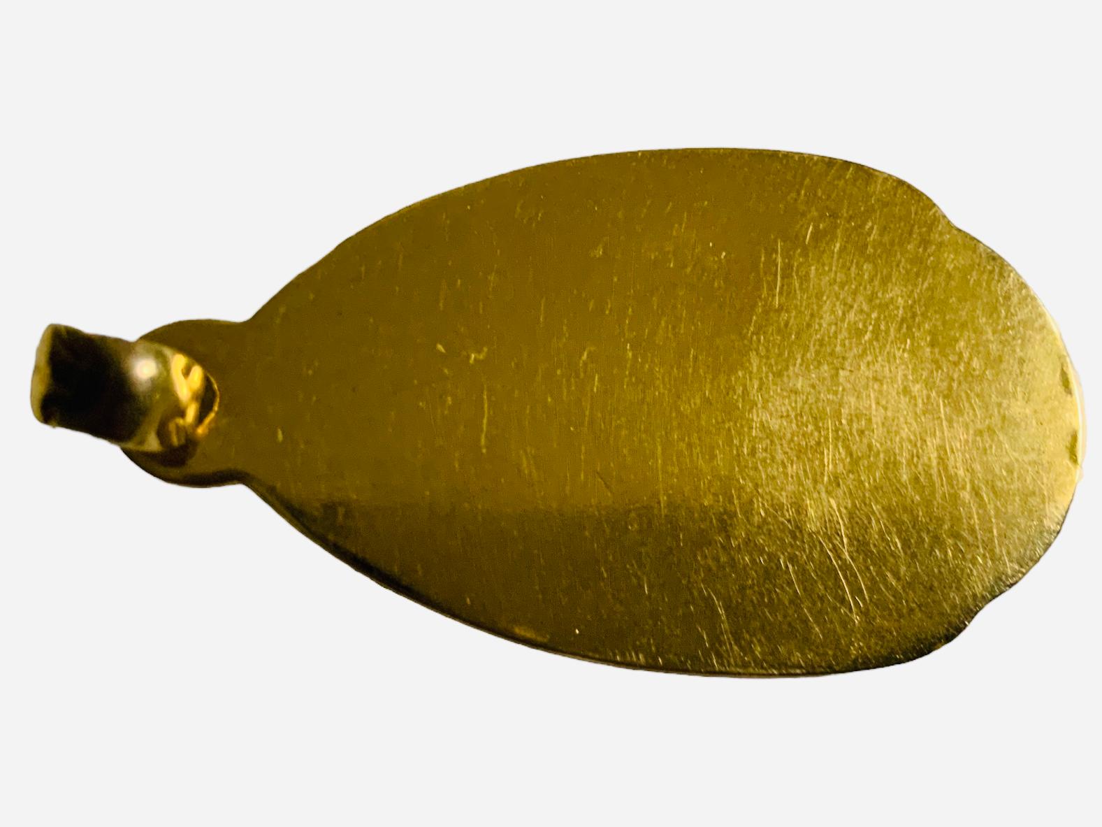 da uomo o donna Ciondolo religioso in oro 18K in vendita