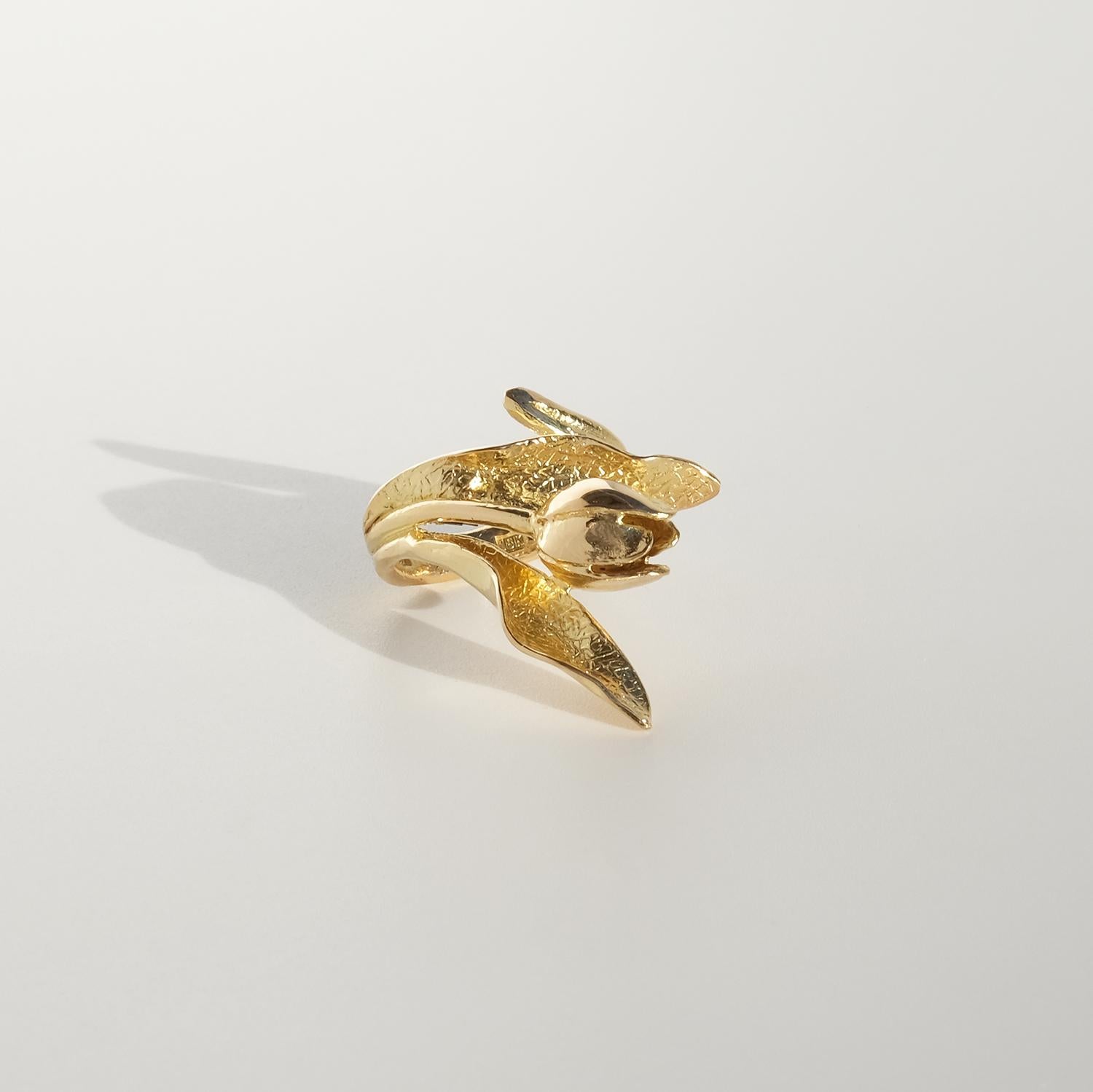 18 Karat Goldring von Goldmeister Etsuko Minova, hergestellt 1996 für Damen oder Herren im Angebot