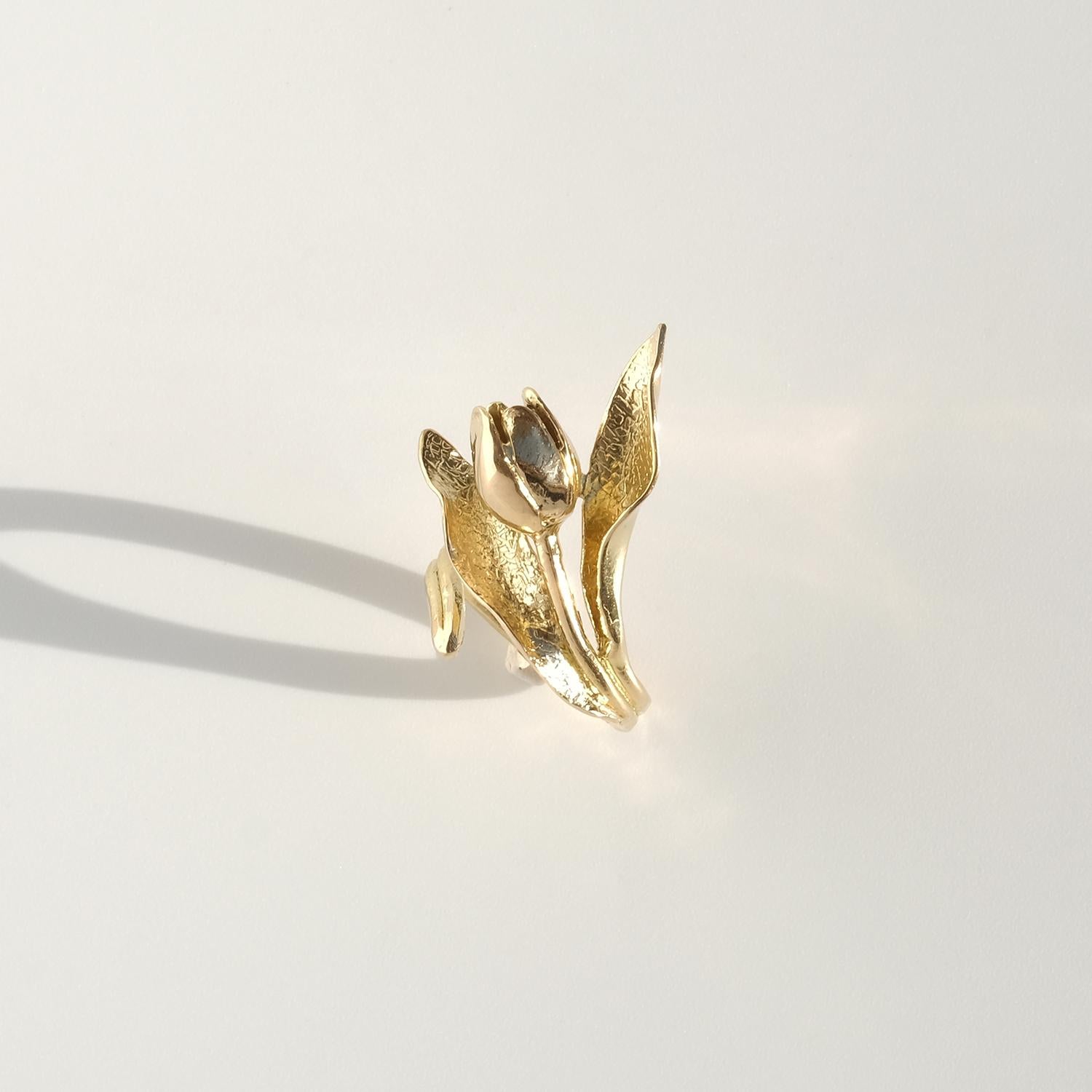 18 Karat Goldring von Goldmeister Etsuko Minova, hergestellt 1996 im Angebot 3