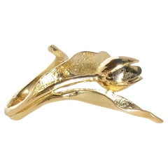 18 Karat Goldring von Goldmeister Etsuko Minova, hergestellt 1996