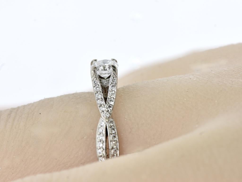 18K Gold Ring by Tacori with 0.66 cts. of Fine Diamonds. For Sale