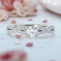 18K Gold Ring by Tacori with 0.66 cts. of Fine Diamonds.