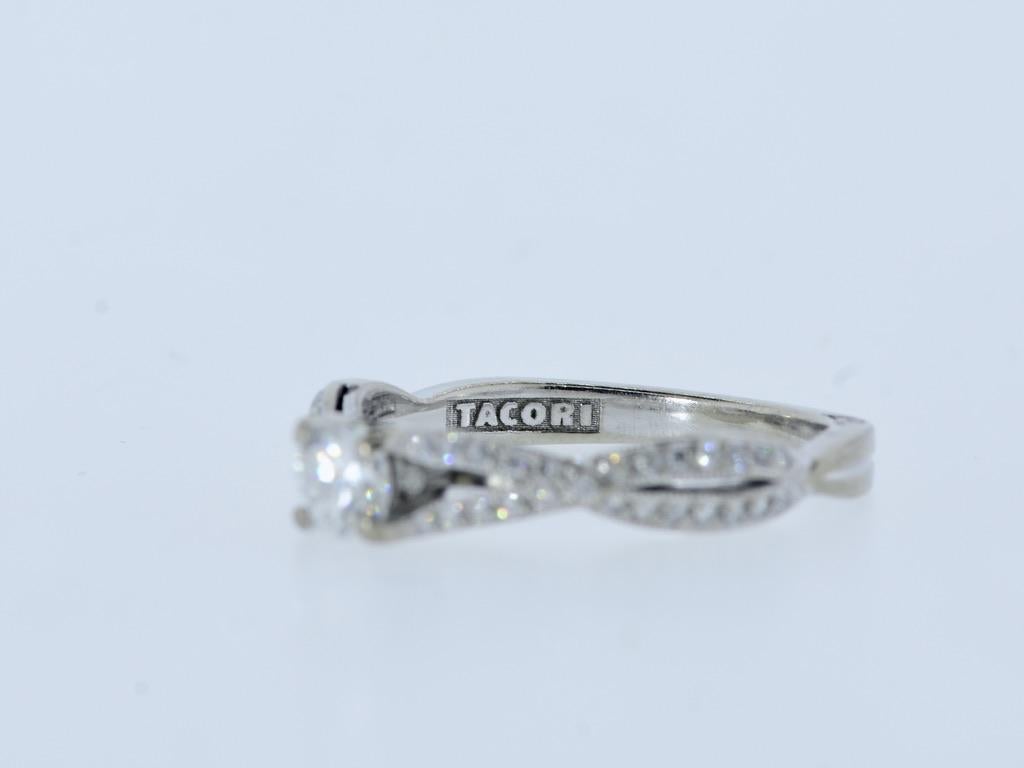 18K Gold Ring by Tacori with 0.66 cts. of Fine Diamonds. For Sale 1