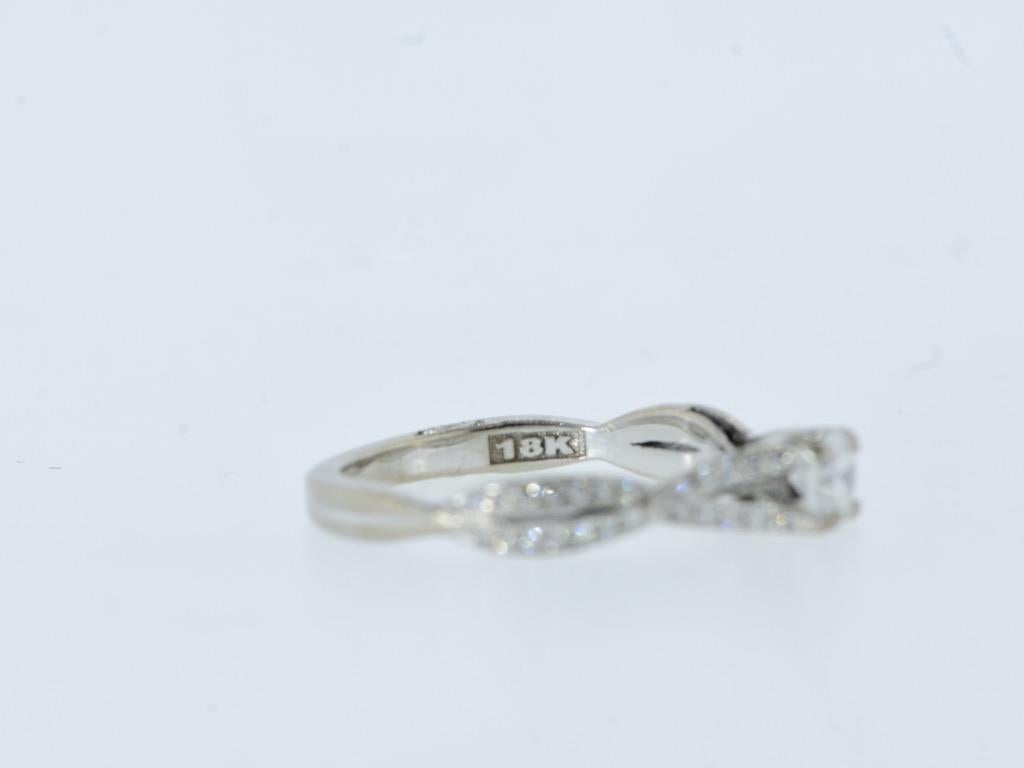 18K Gold Ring by Tacori with 0.66 cts. of Fine Diamonds. For Sale 2