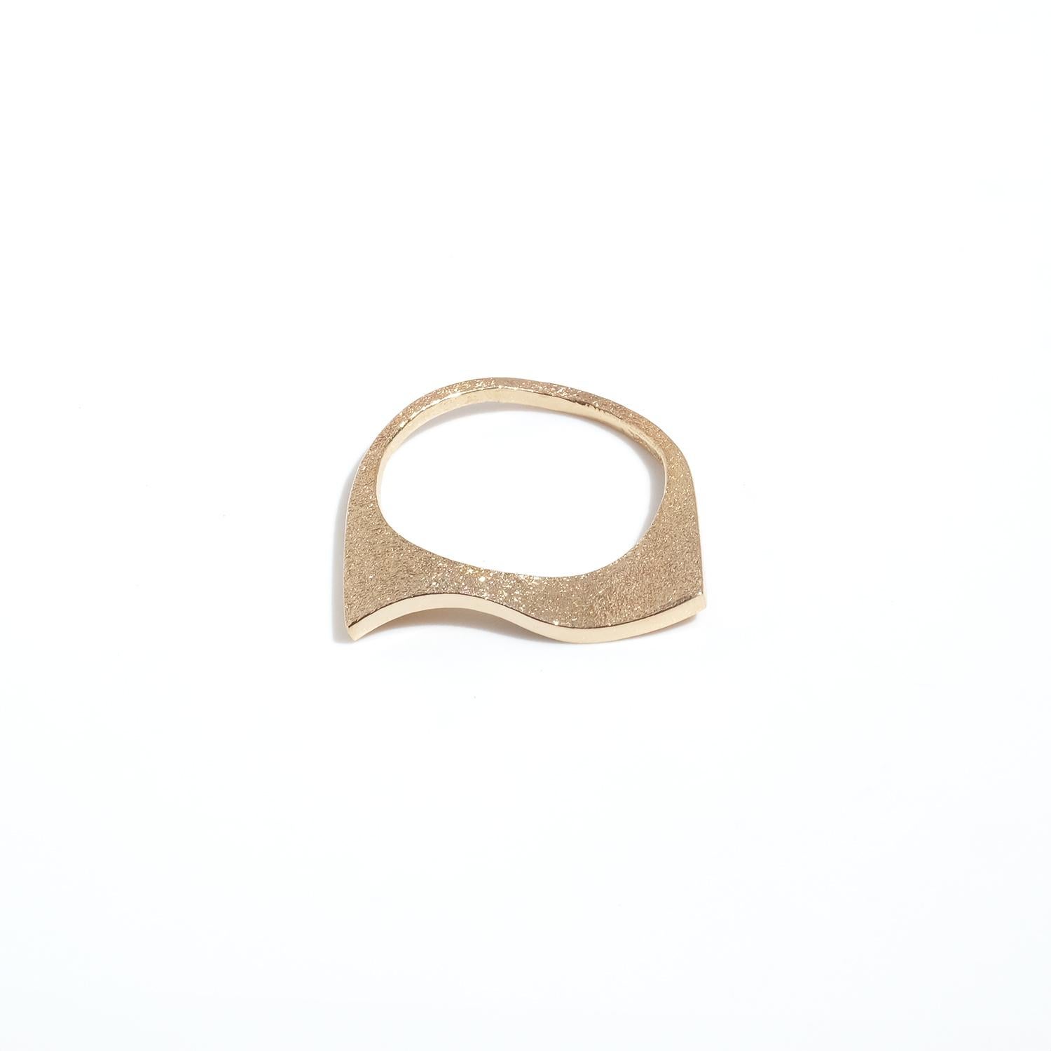 18K Gold Ring by Theresia Hvorslev For Sale 7