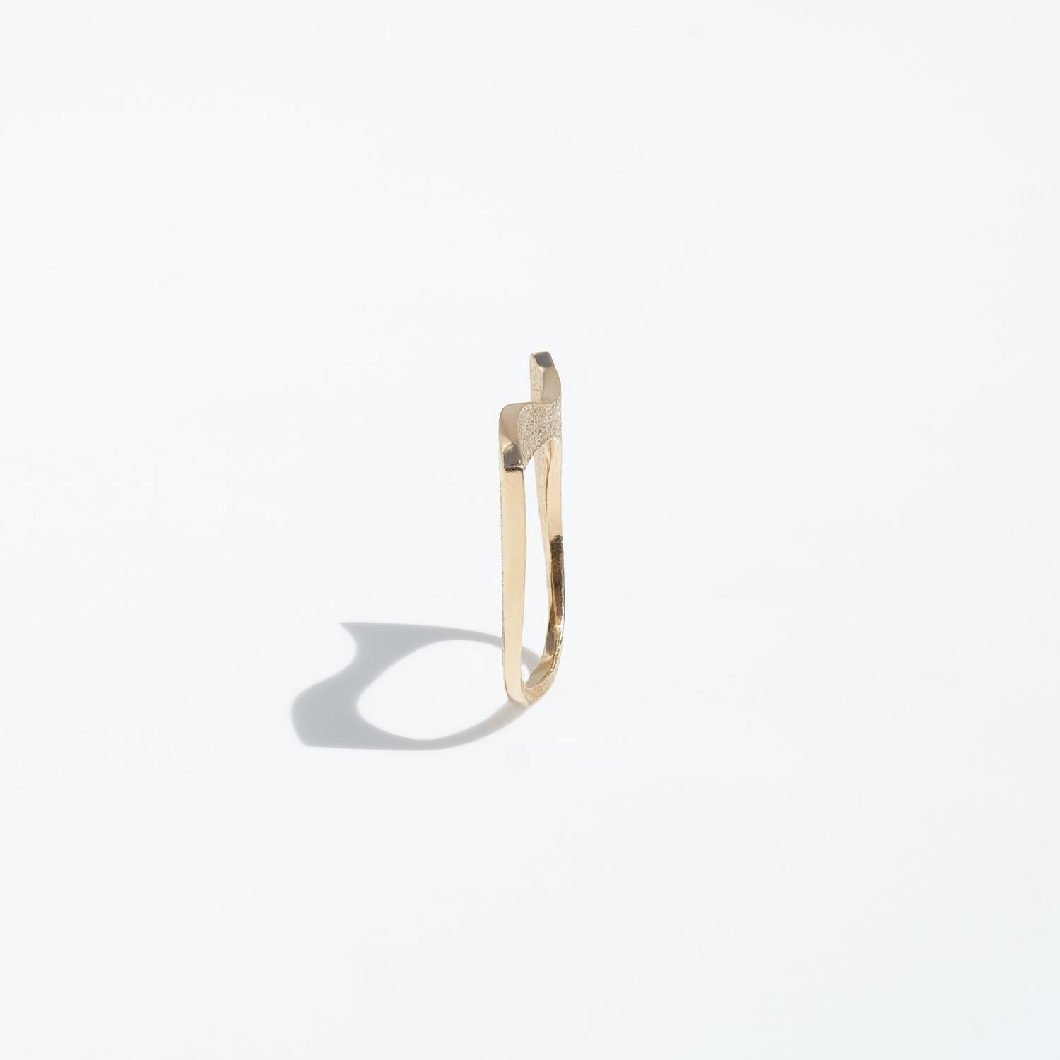 Women's or Men's 18K Gold Ring by Theresia Hvorslev For Sale
