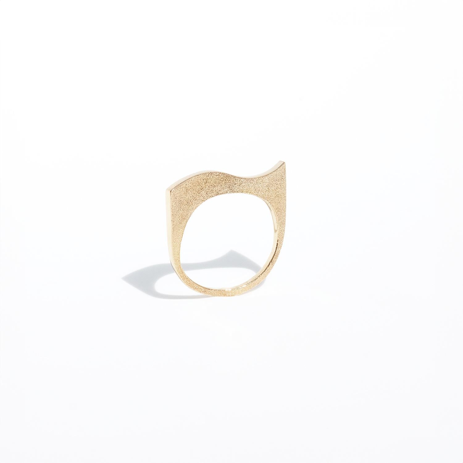 18K Gold Ring by Theresia Hvorslev For Sale 1
