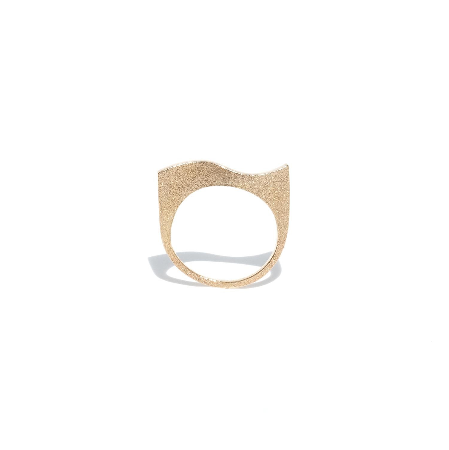 18K Gold Ring by Theresia Hvorslev For Sale 2