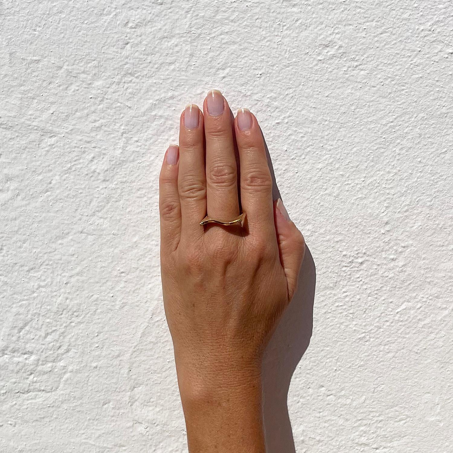 18K Gold Ring by Theresia Hvorslev For Sale 4