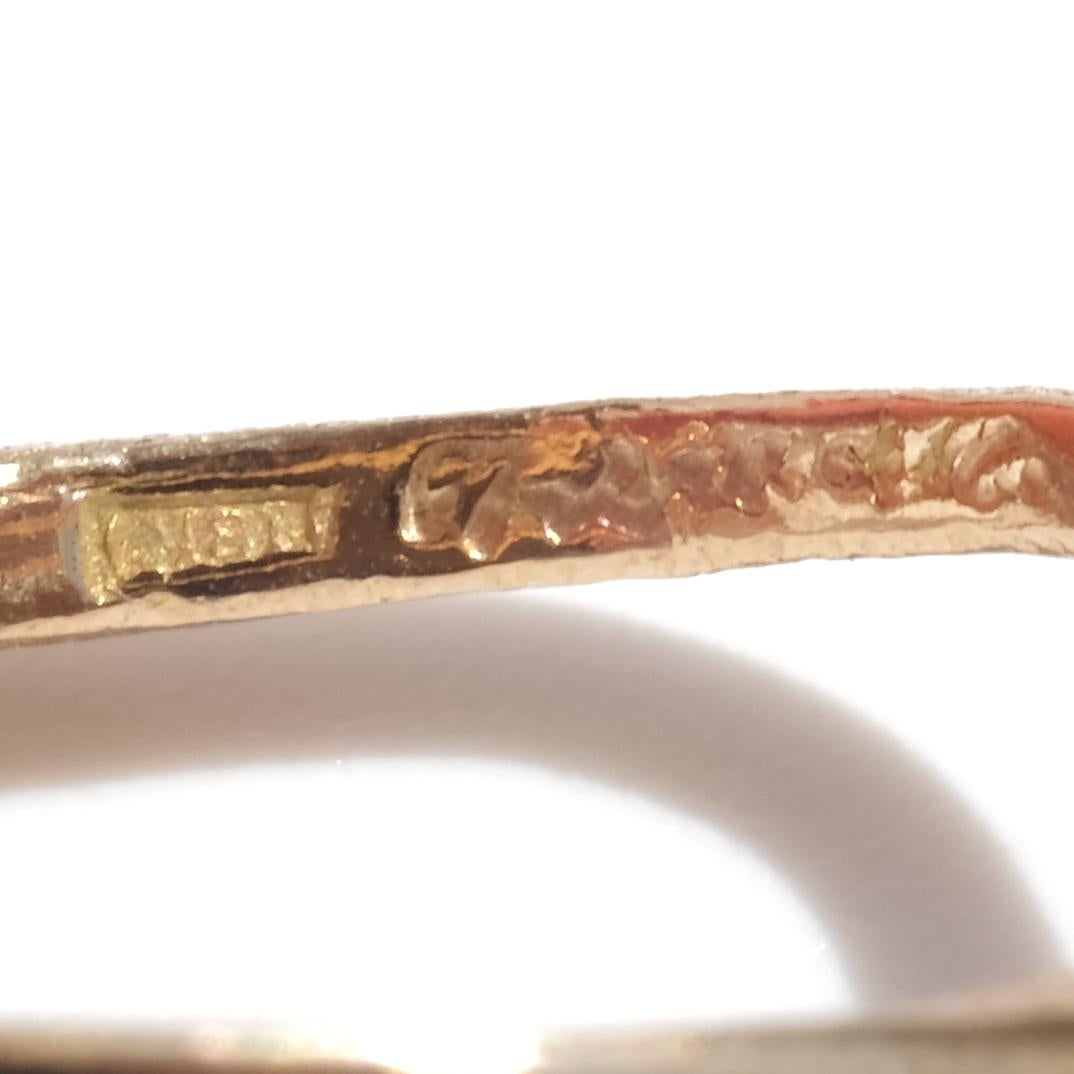 18K Gold Ring by Theresia Hvorslev For Sale 5