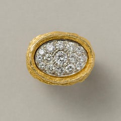 18K Gold Ring with Diamond