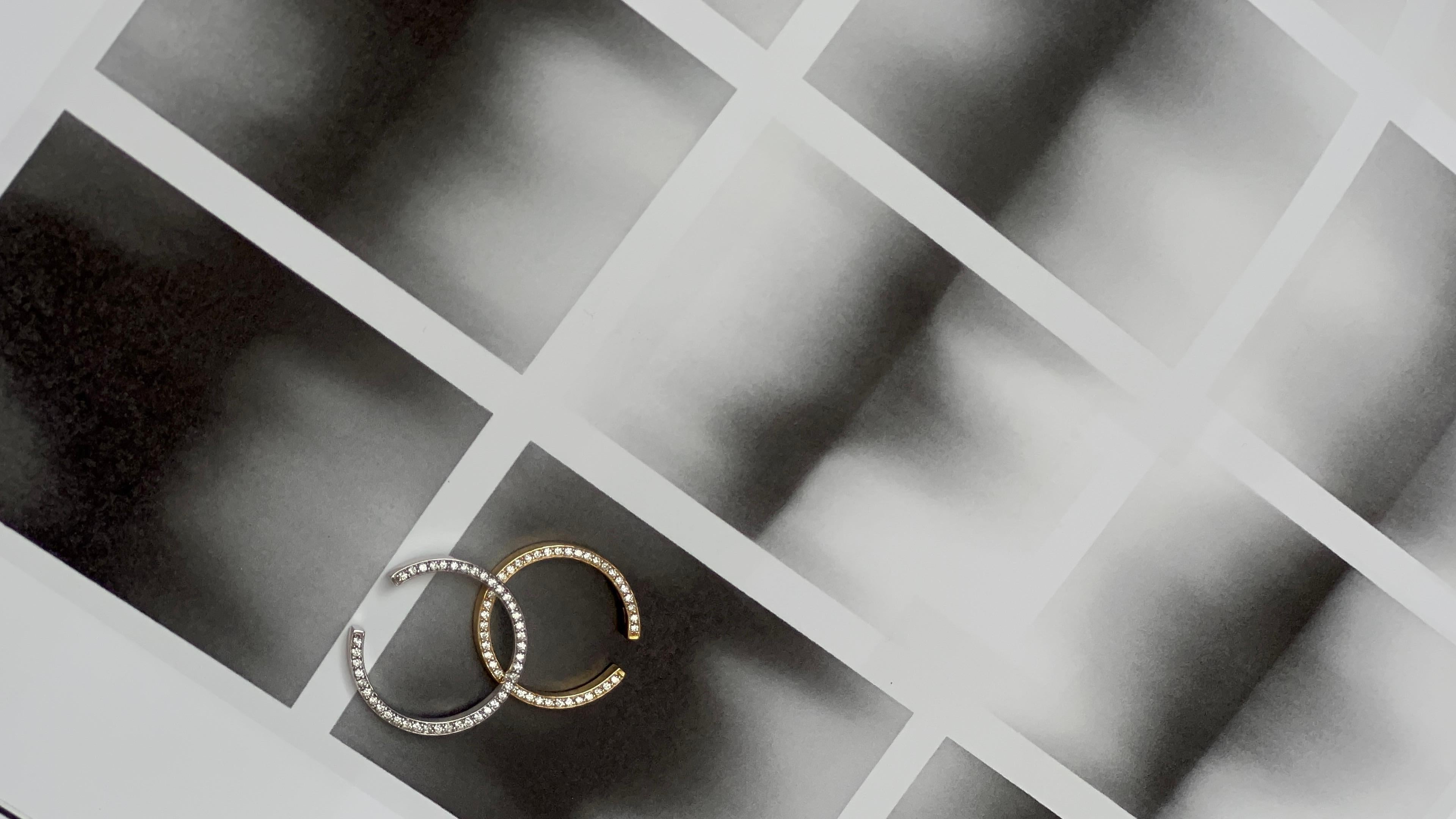 En vente :  Bague en or 18 carats avec diamants 4