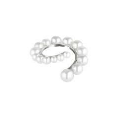 14k gold ring with river pearls