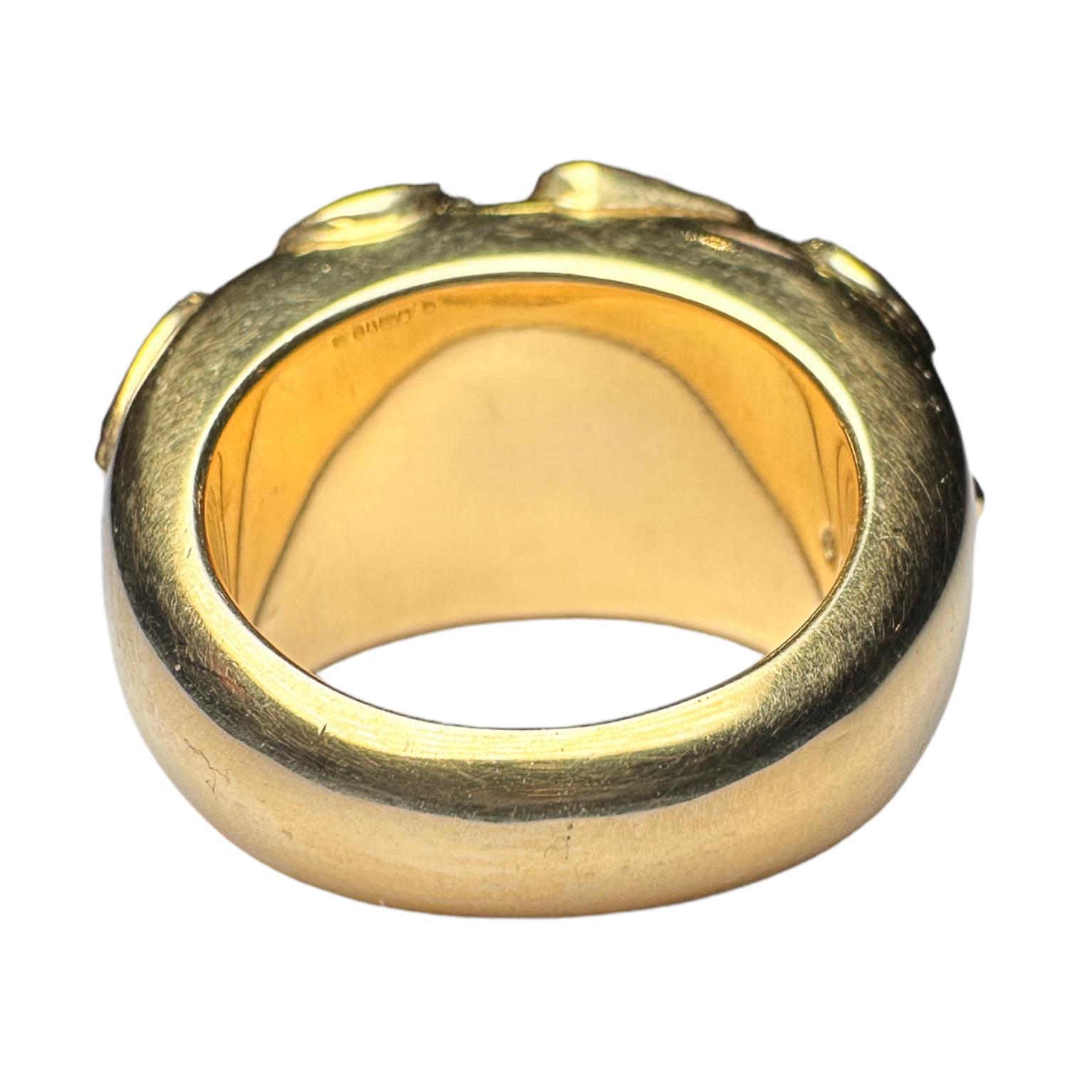 18 Karat Gold Ring mit Rubinen, Rubellit-Turmalinen und roten Spinellen im Angebot 6