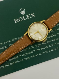 18K Gold Rolex ref 9158 Precision (Manual) Vintage c1960's 20mm Ladies' Watch