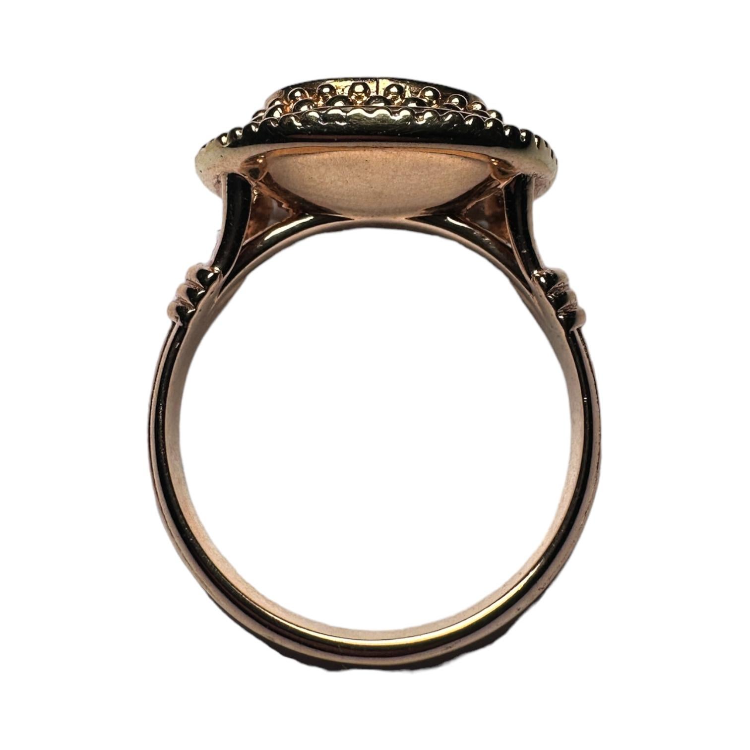 18 Karat Gold römischer Intaglio-Ring mit Stier-Schild im Angebot 7