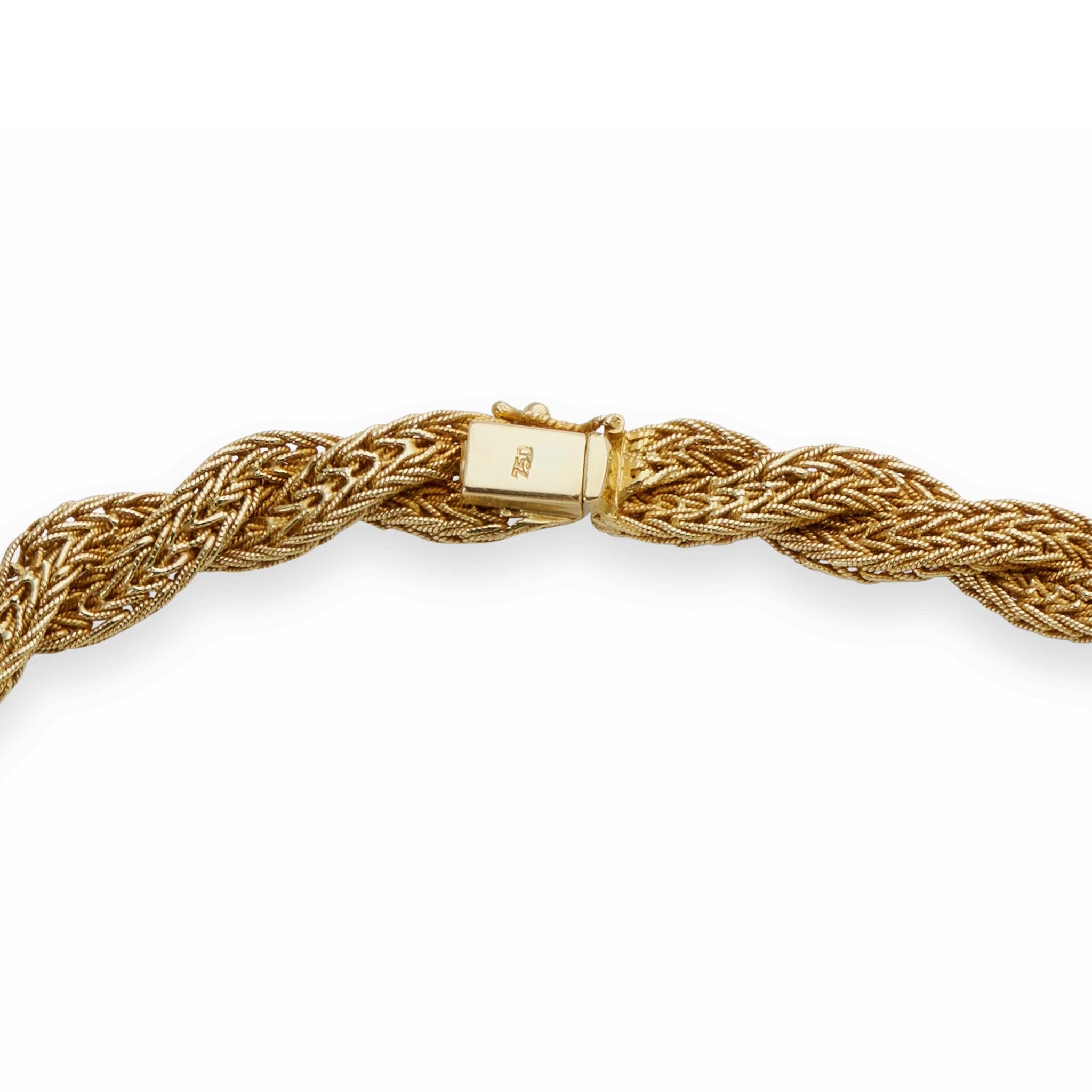da uomo o donna Collana in corda d'oro 18K in vendita