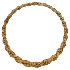 18K Gold Rope Necklace