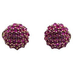 Boucle d'oreille en or 18K Rubis Ball and Ball