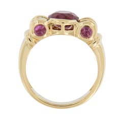 18 Karat Gold Ruby and Diamond Ring