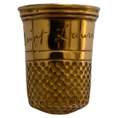 Dedal de oro de 18 quilates de Yves Saint Laurent