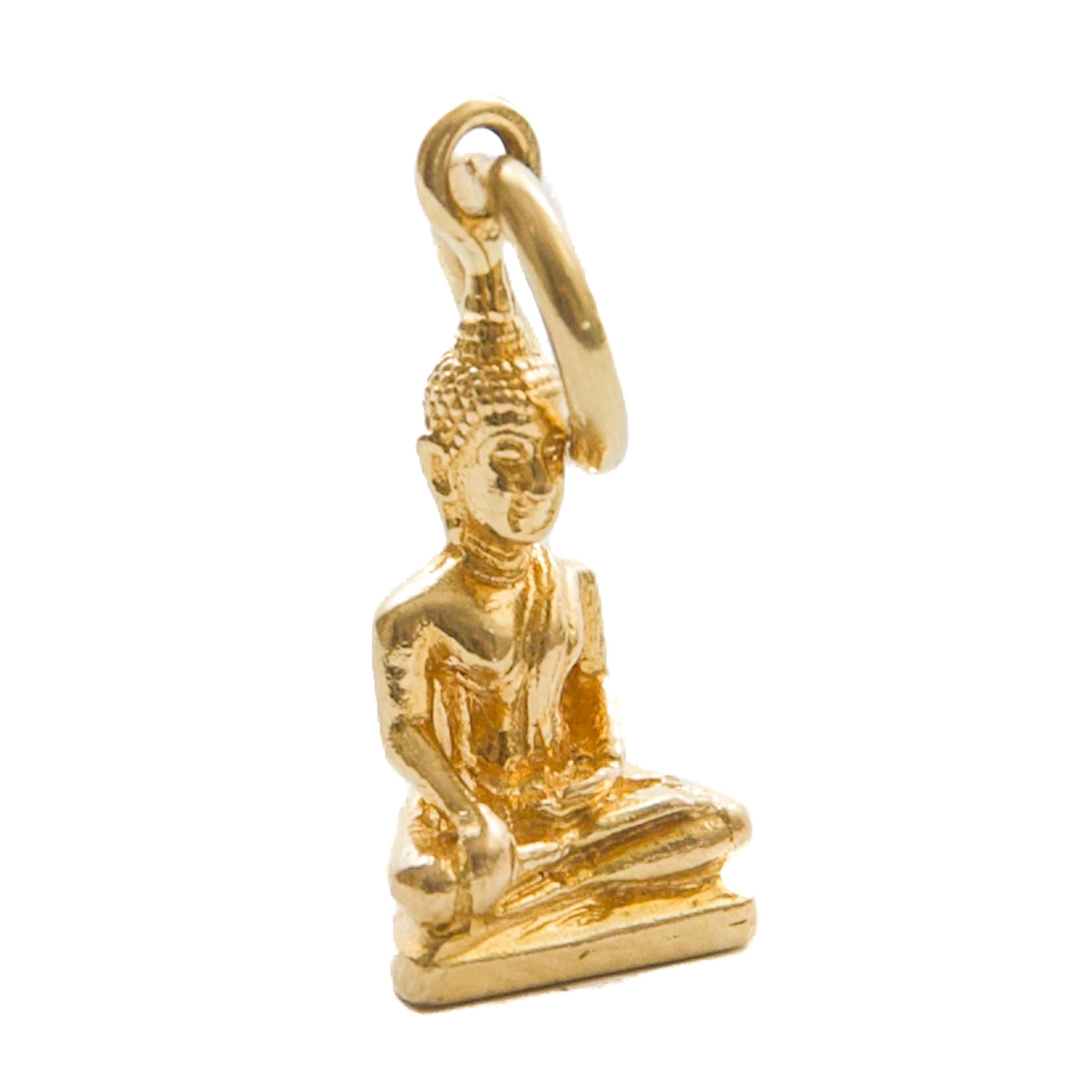 Ciondolo buddista tibetano in oro 18K in vendita 2