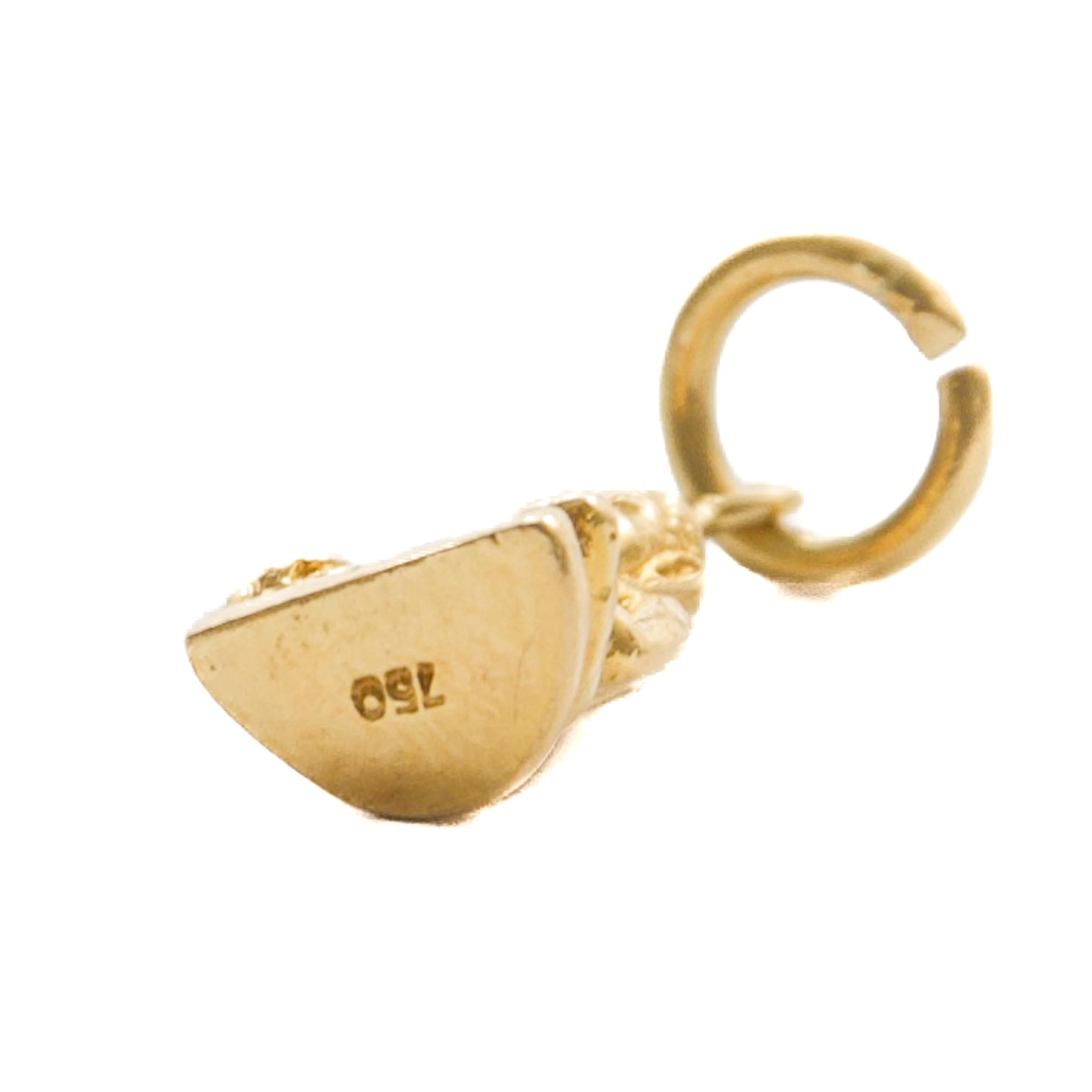 Ciondolo buddista tibetano in oro 18K in vendita 3