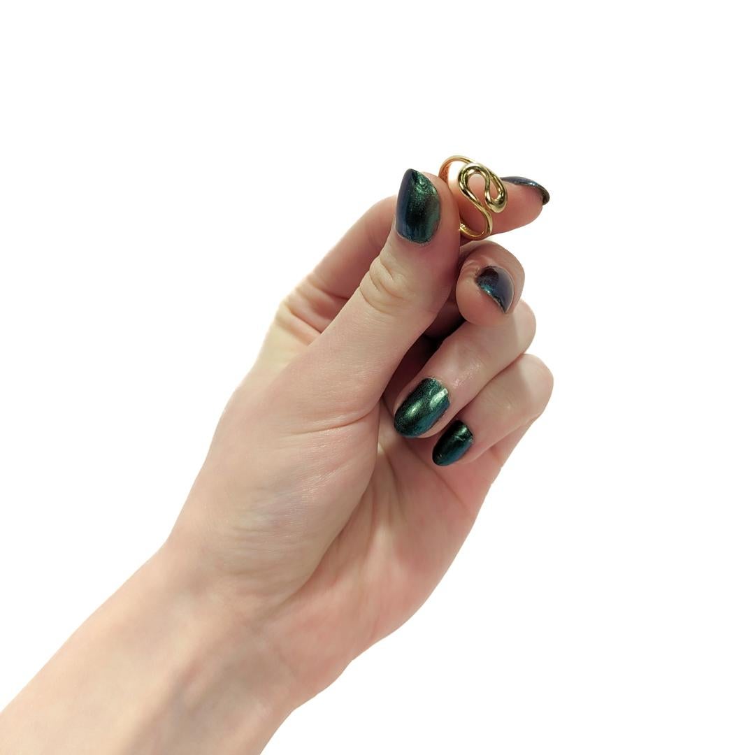 18K Gold Tiffany & Co. Elsa Peretti Open Wave Ring 8