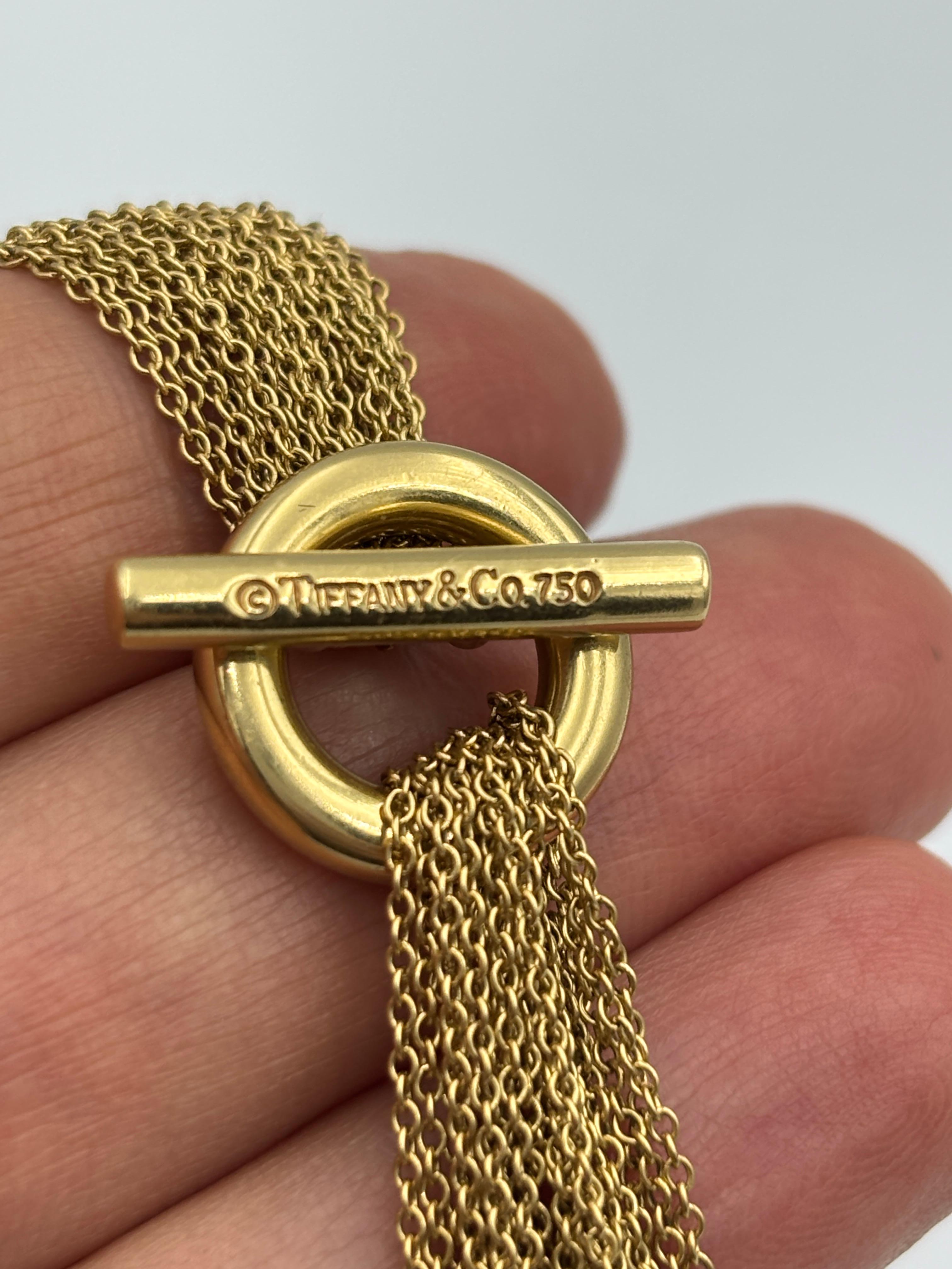 Girocollo a più fili in oro 18k di Tiffany & Co. in vendita 3