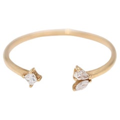 18k gold TOUS LIGHT ring with diamonds second hand