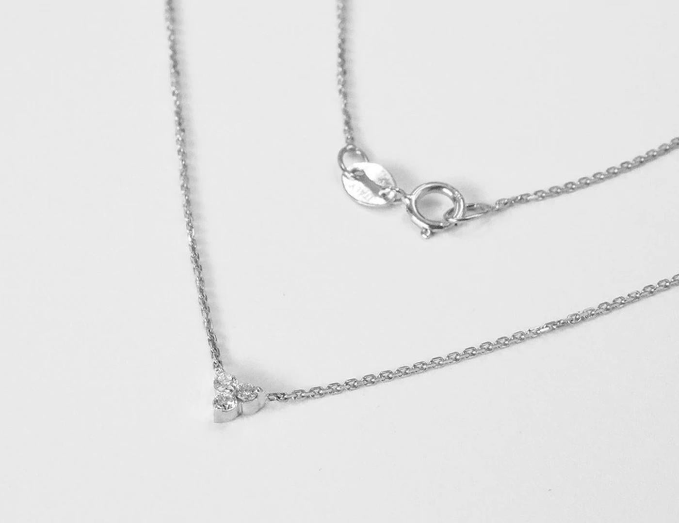 three diamond necklace designs