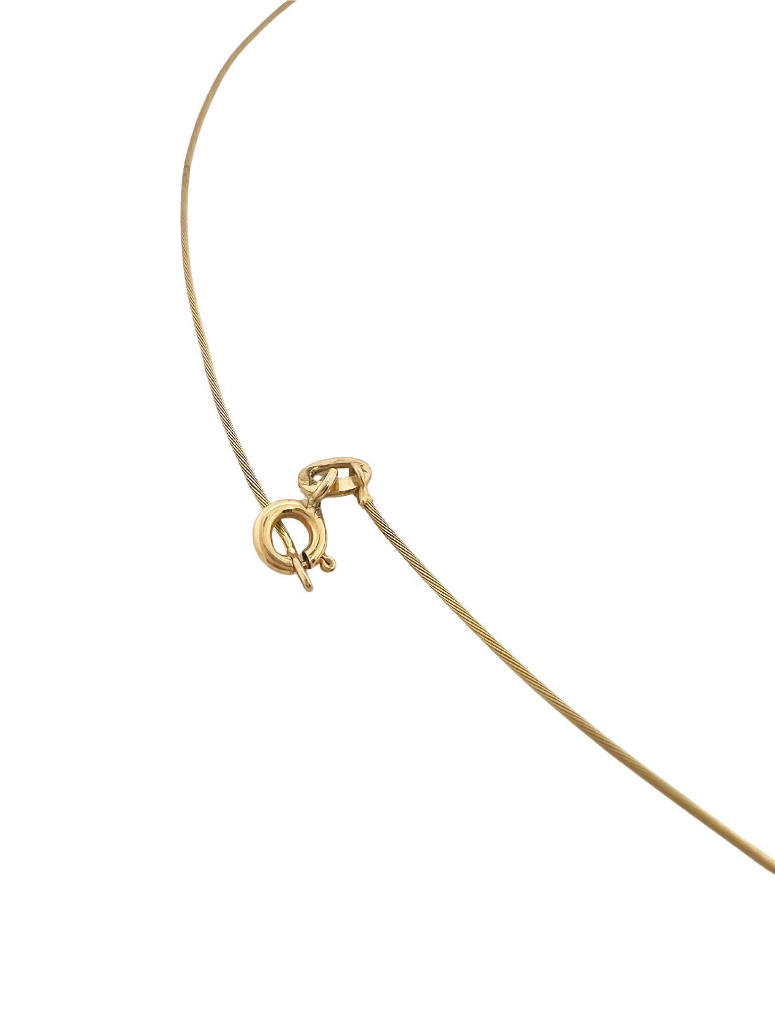 Donna Collana con turchese e diamanti in oro 18k in vendita
