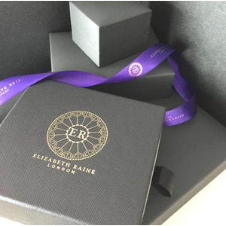 Set regalo di collana e orecchini in oro 18K con gocce di chakra della gola in turchese in vendita 2