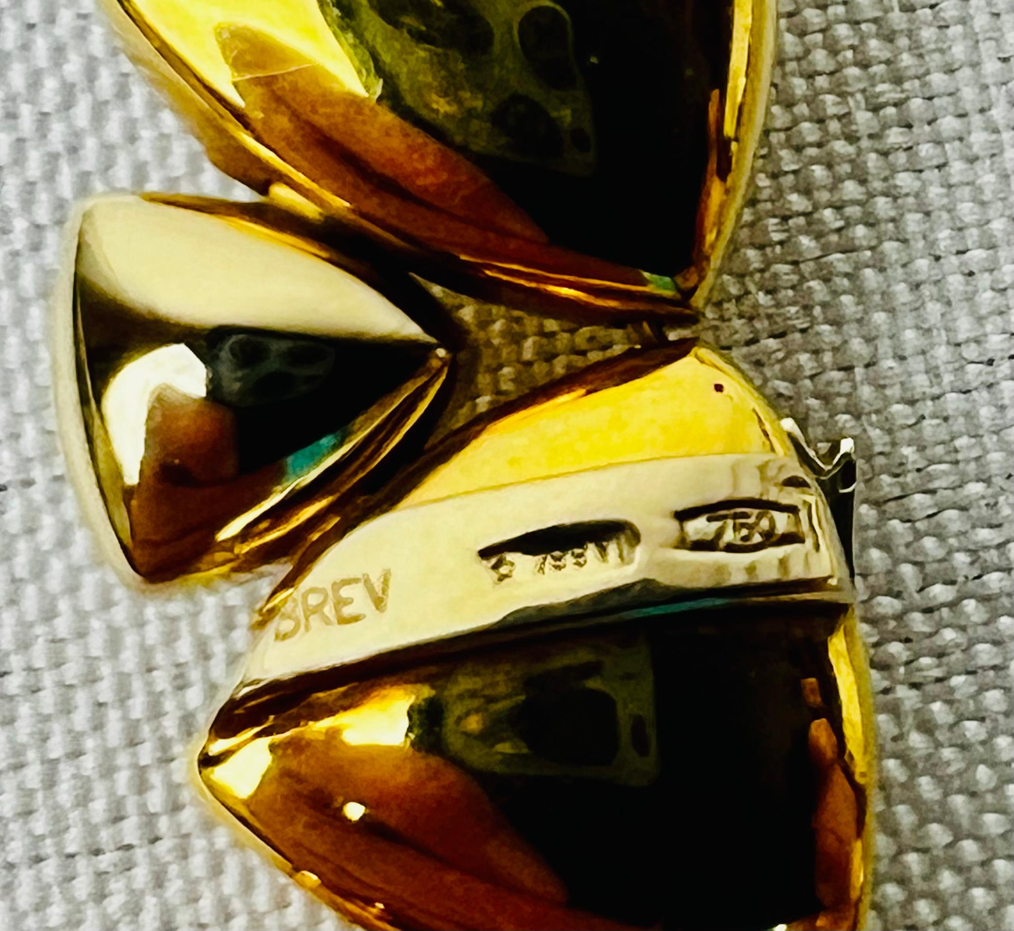 18k Gold Two Tone Necklace by Kria In Good Condition In West Palm Beach, FL
