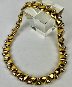 18k Gold Two Tone Necklace by Kria